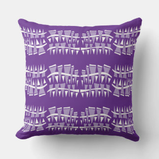 Coussin Dodle44c de lignes triangulaires