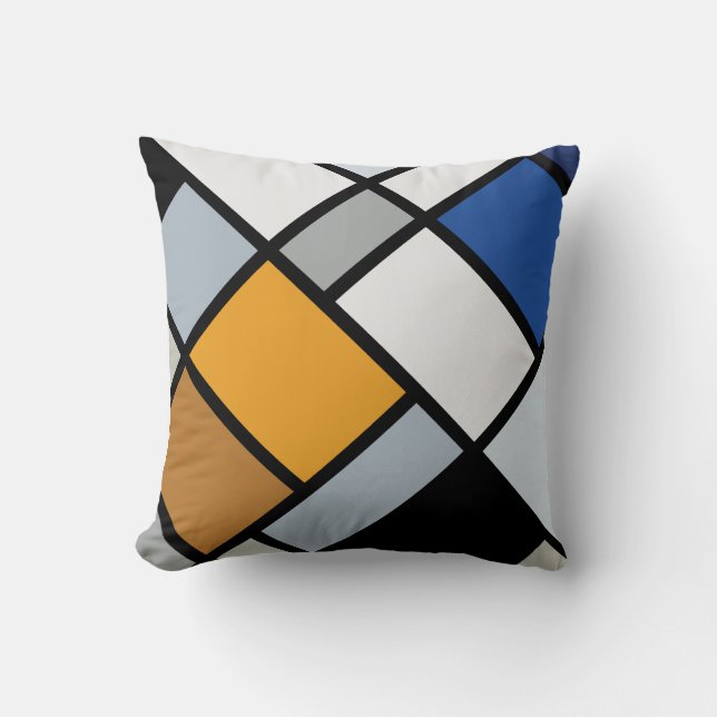 Coussin Doesburg - Contre-Composition des Dissonances (Recto)
