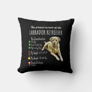 Coussin Dog Lover   the Proud Owner Of Labrador Retriever