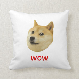Coussin Doge très wow beaucoup de chien un tel Shiba Shib