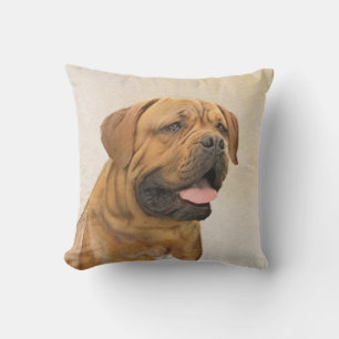 Coussin Dogue de Bordeaux Peinture - Cute Original Chien A
