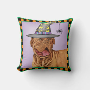 Coussin Dogue de Bordeaux Witch