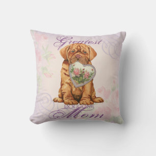 Coussin Dogue Heart Maman