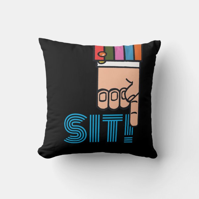 Coussin Doigt De Pointeur Snazzy (Recto)