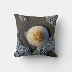 Coussin Dollar de sable et Surf de plage Photo Accent Cous