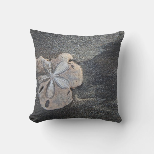 Coussin Dollar des sables sur le sable (Recto)
