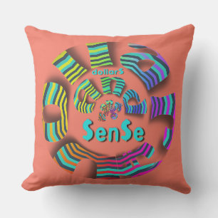 Coussin Dollars Et $ense Nouveauté Extérieur Patio