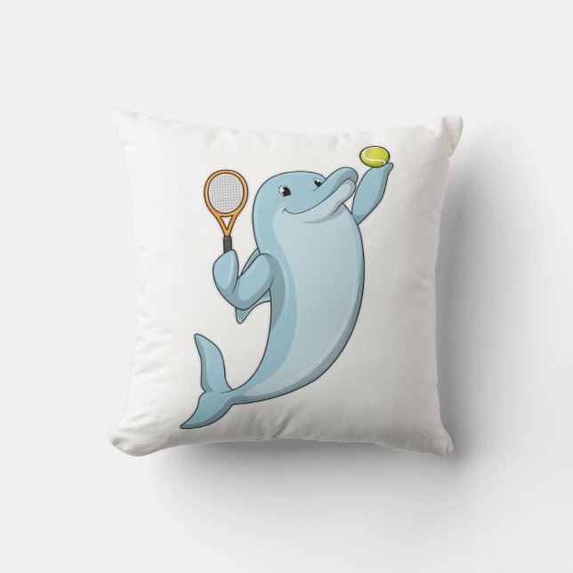 Coussin Dolphin at tennis (Recto)