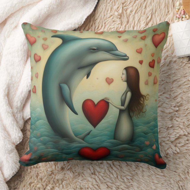Coussin Dolphin Love 1 (Couverture)