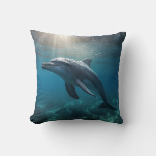 Coussin Dolphin océanique de grâce