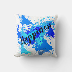 Coussin Domaine de Blue Splash dans le style minimalisme