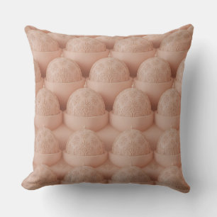 Coussin Dôme floral Loka motif batik 3D