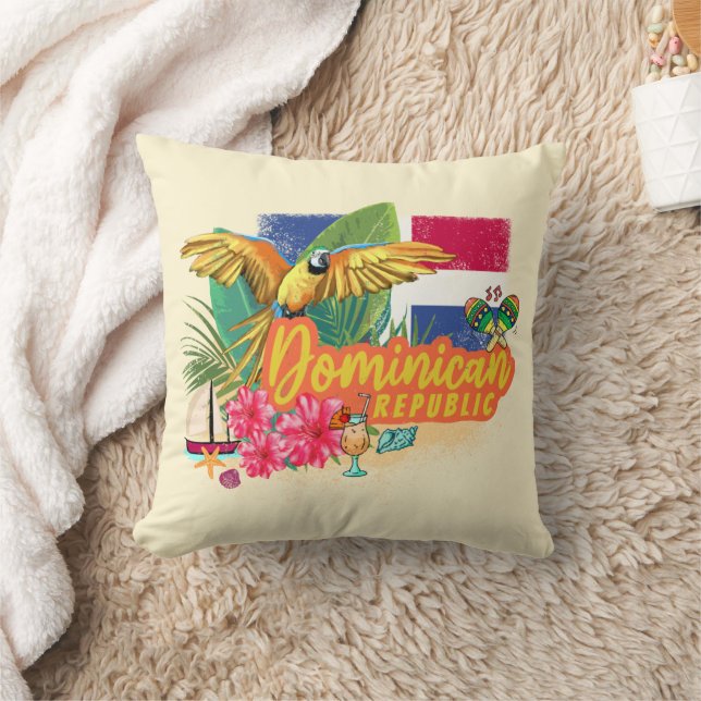 Coussin Dominican Republic Caribbean Island (Couverture)