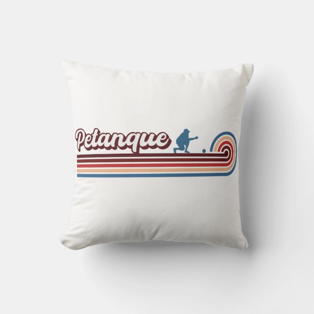 Coussin Don de pétanque, Louveur de pétanque, Joueur de pé (Recto)