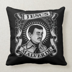 Coussin Don Jesus Malverde Héros mexicain Jesus Malverde