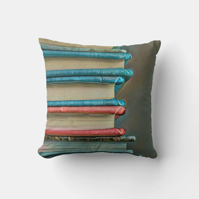 Coussin Don pour amoureux du livre (Recto)