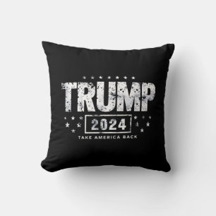 Coussin Donald Trump 2024 Reprenez l'Amérique Élection