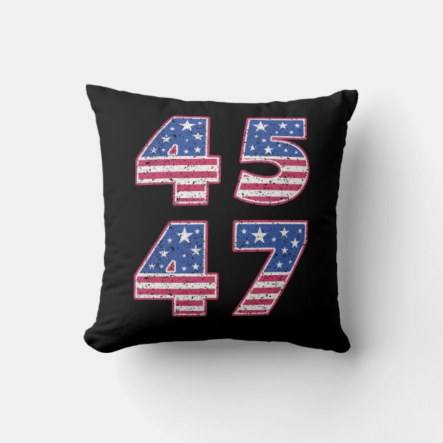 Coussin Donald Trump 45-47 (Recto)