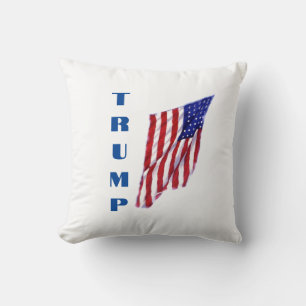 Coussin Donald Trump American Flag Pop Art