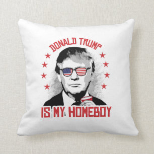 Coussin Donald Trump est mon Homeboy