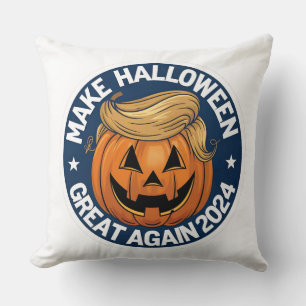 Coussin Donald Trump Halloween Citrouille Thaillow : Nouve