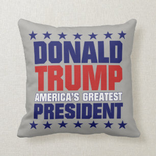 Coussin Donald Trump - PRÉSIDENT de l'AMÉRIQUE PLUS GRAND