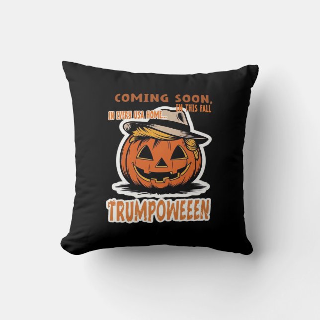 Coussin Donald's Trumpkin Citrouille - Classique d'Hallowe (Recto)