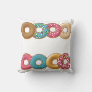 Coussin Donuts variés saupoudrés délicieux