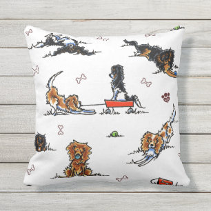 Coussin Doodle Cavalier King Charles Spaniels CKCS
