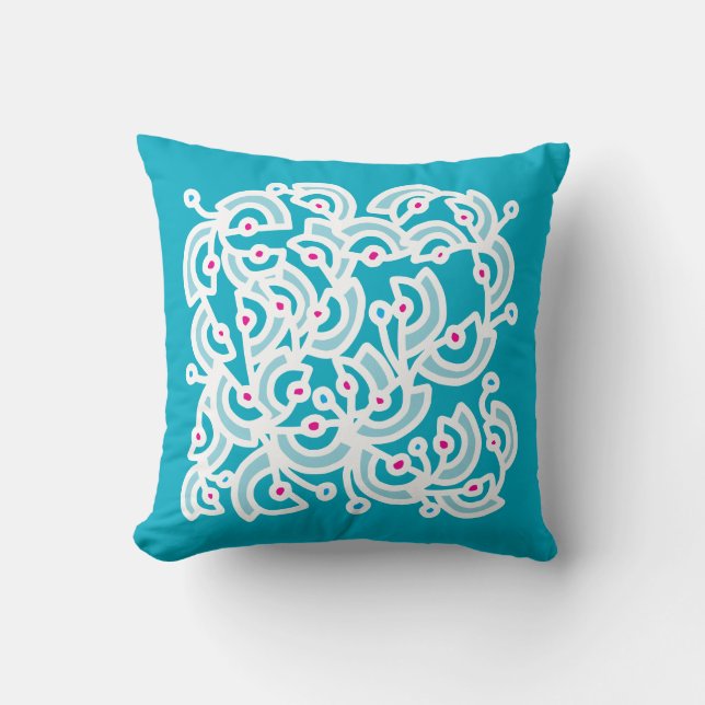 Coussin Doodle Festif Art 44 (Recto)