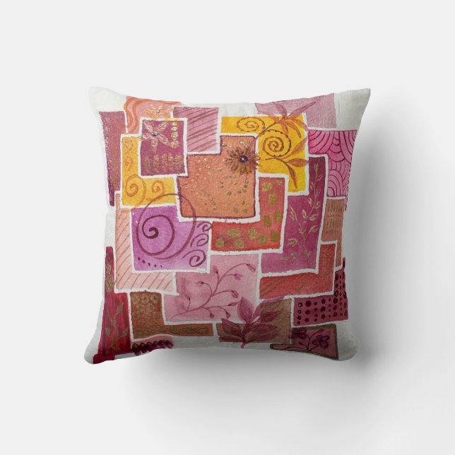 Coussin Doodle par Jill  (Verso)