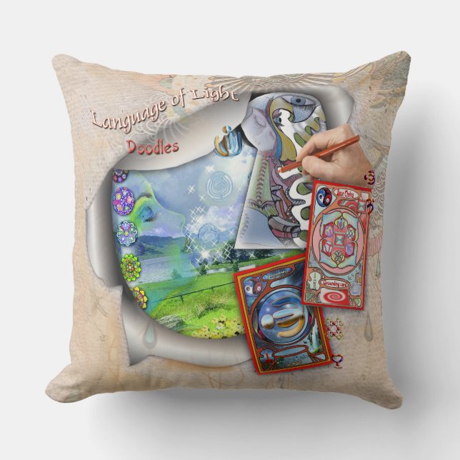 Coussin Doodling on the Language of Light (Recto)