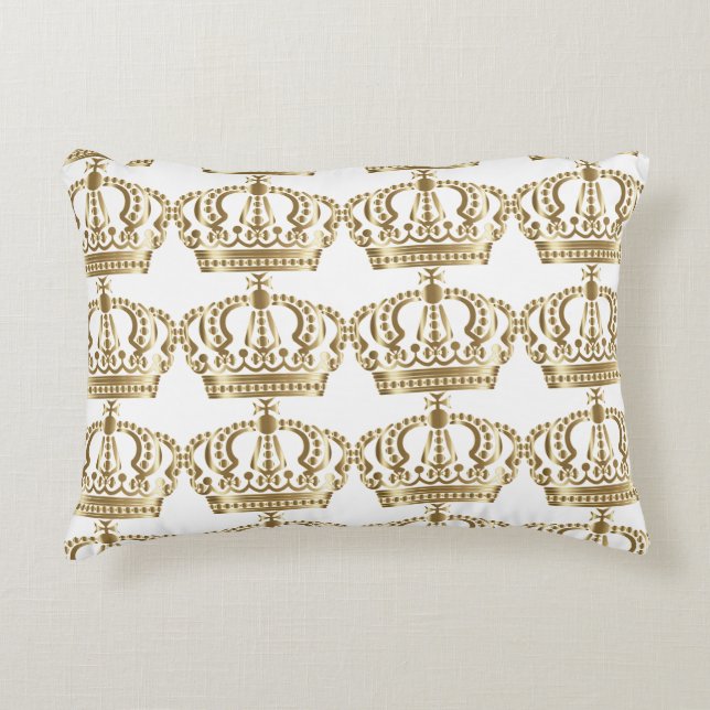Coussin d'or d'accent de couronne (Devant)