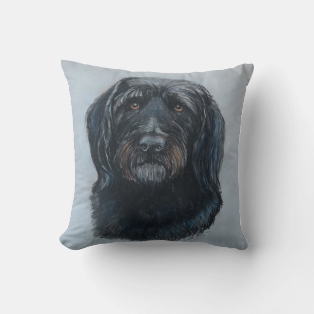 Coussin d'or d'art de chien de griffonnage de Koda (Recto)