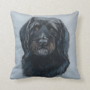 Coussin d'or d'art de chien de griffonnage de Koda