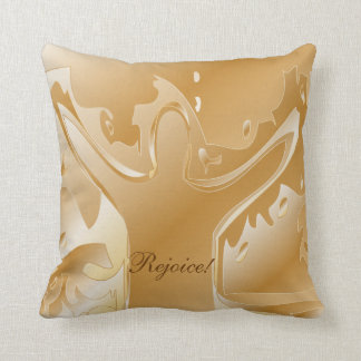 Coussin D'or/Tan réjouissez-vous le carreau