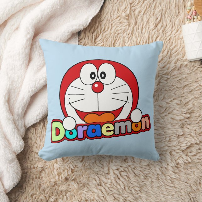 Coussin Doraemon Anime Kawaii Personnalisé (Couverture)