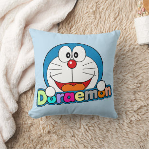 Coussin Doraemon Fanart personnalisé