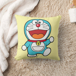 Coussin Doraemon heureux