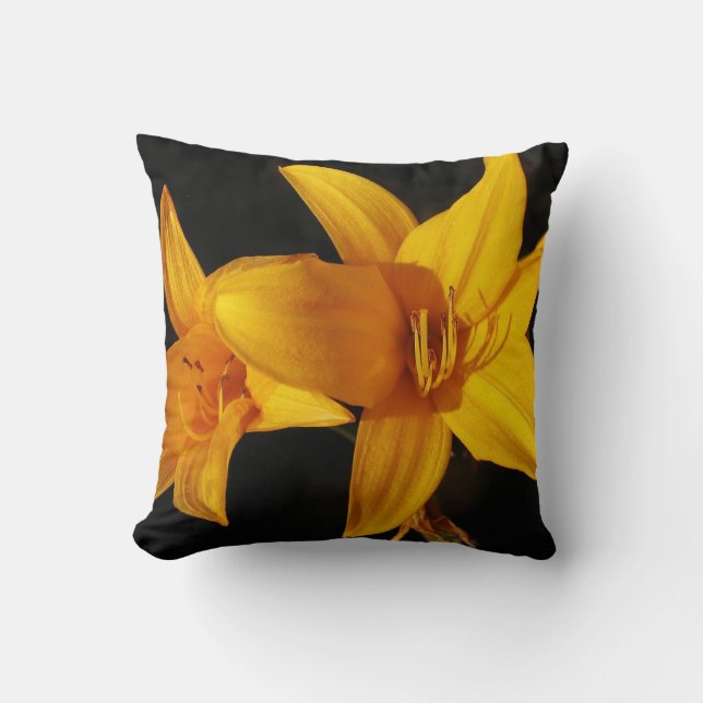 Coussin d'orchidée jaune (Recto)
