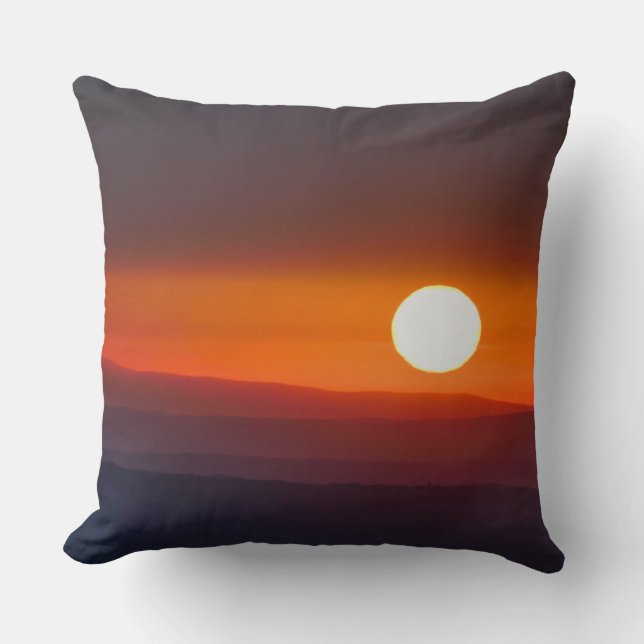 Coussin Dordogne Sunrise (Recto)