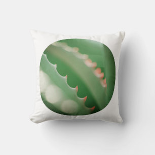 Coussin d'oreiller à succulent Plante vert pâle