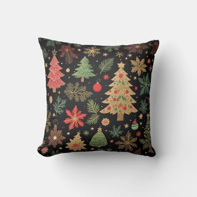 Coussin d'oreiller de Noël (Recto)