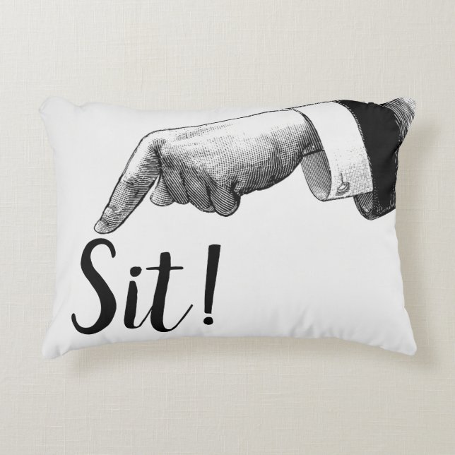 Coussin d'oreiller pour s'asseoir en pointant (Devant)