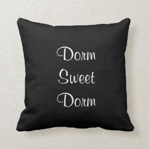 Coussin Dorm Sweet Dorm Faux Texturé Personnalisé