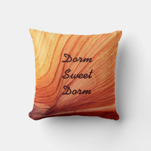 Coussin Dorm Sweet Dorm, Nom, Sud-Ouest Carré Abstrait