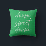 Coussin Dorm Sweet Dorm Throw Pillow | Preppy Dorm Room<br><div class="desc">Dorm Sweet Dorm Throw Pillow | Preppy Dorm Room Decor | College Dorm Pillow | Cute Freshman Dorm Gift Make your dorm feel like home with this cheerful “Dorm Sweet Dorm” throw pillow, designed to add a cozy and stylish touch to any college dorm room. Featuring a clean handwritten script...</div>
