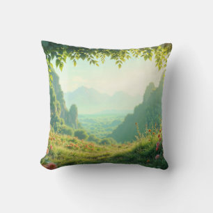 Coussin "Dormir au coeur de la nature"