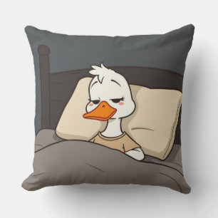 Coussin Dormir Canard mignonne Dessin Animale Décor De Lit