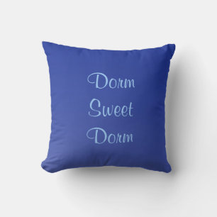Coussin Dortoir, Bleu, Nom, Carré